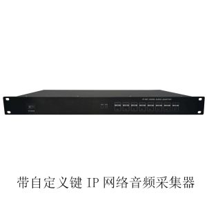 带自定义键IP网络音频采集器